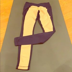 Lululemon wunder under color block leggings